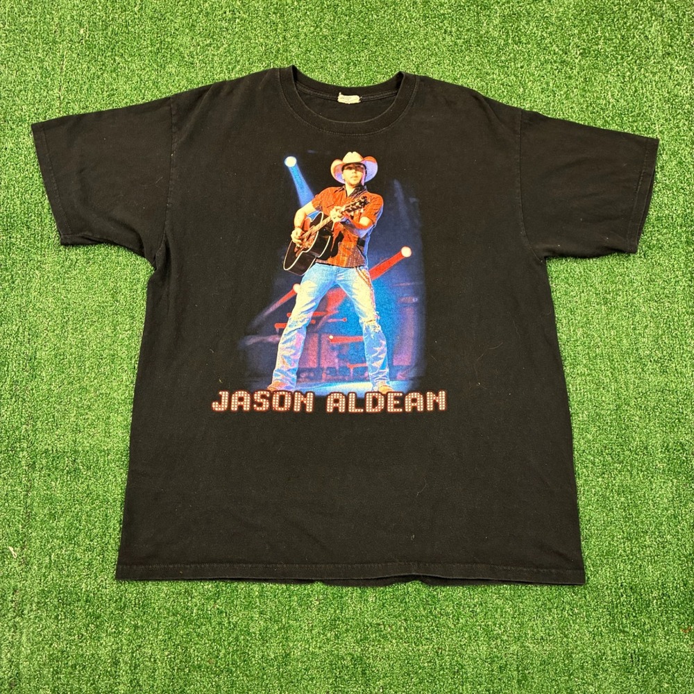 Y2K Jason‎ Aldean concert T-shirt